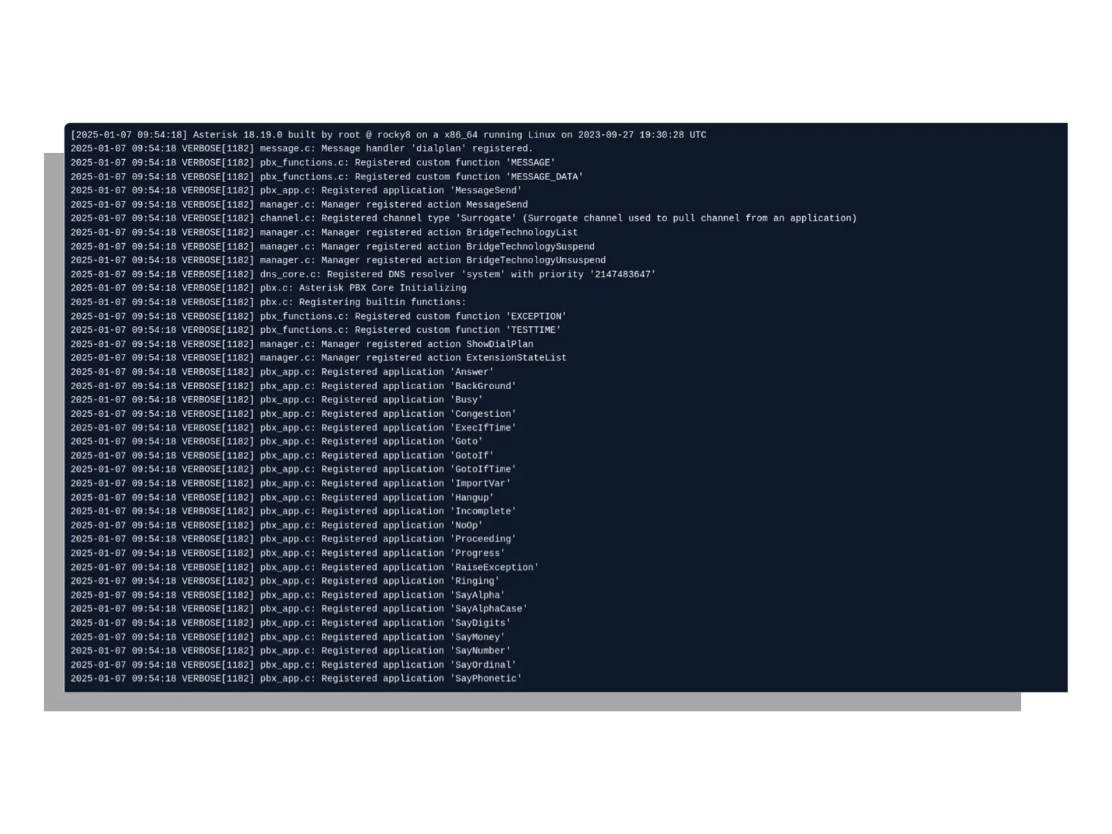 Screenshot 1 of Asterisk Development