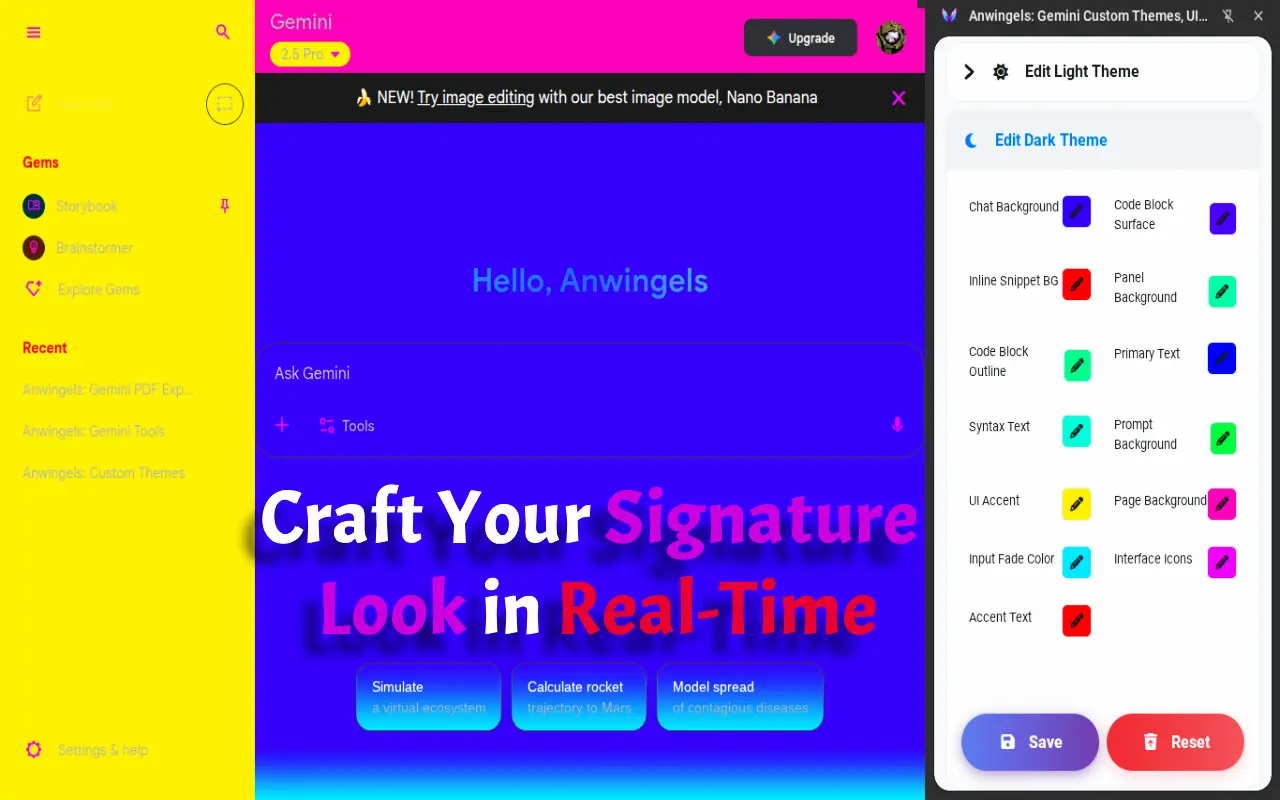Screenshot 3 of Anwingels: Premium Themes, Live Editor