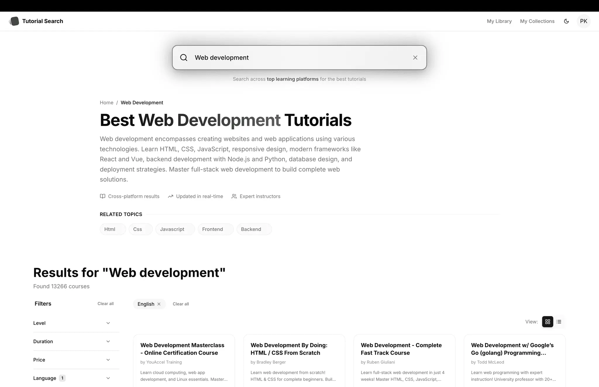 Screenshot 5 of Tutorial Search