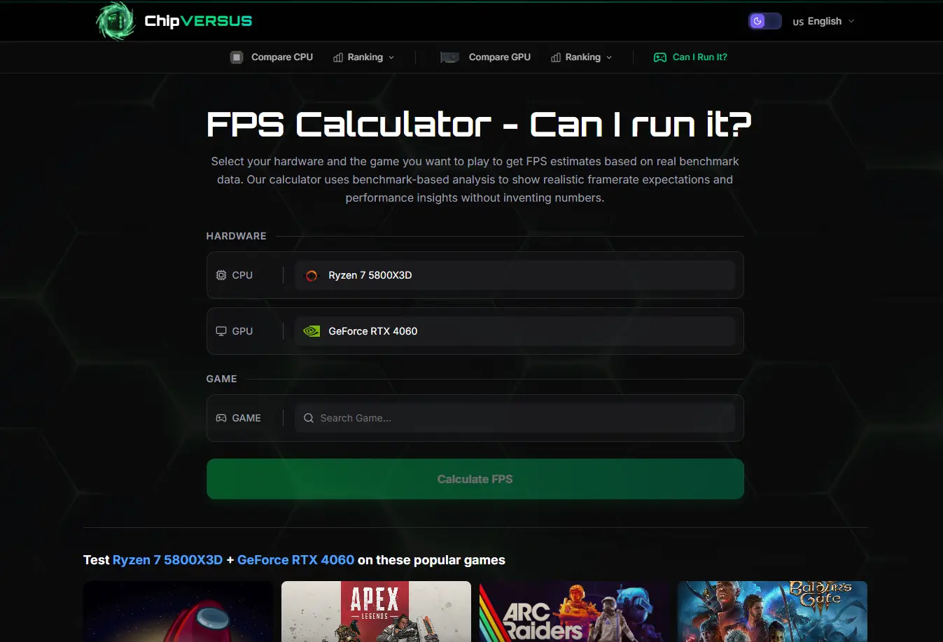 Screenshot 2 of Compare CPUs & GPUs Benchmarks