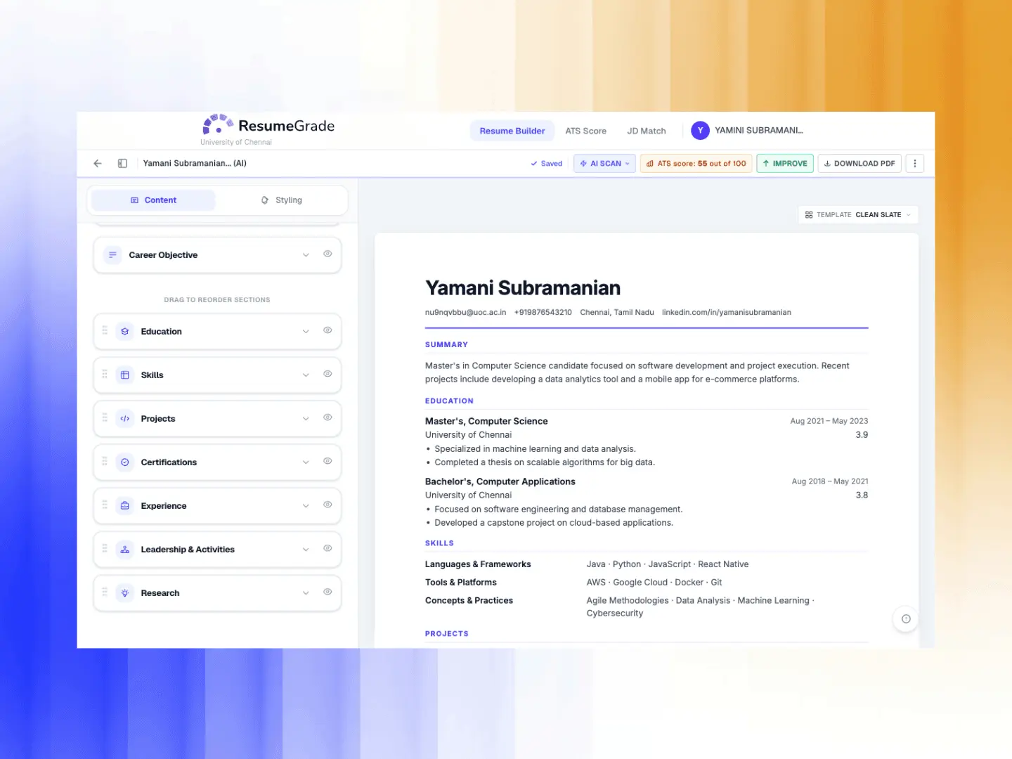 Screenshot 4 of ResumeGrade