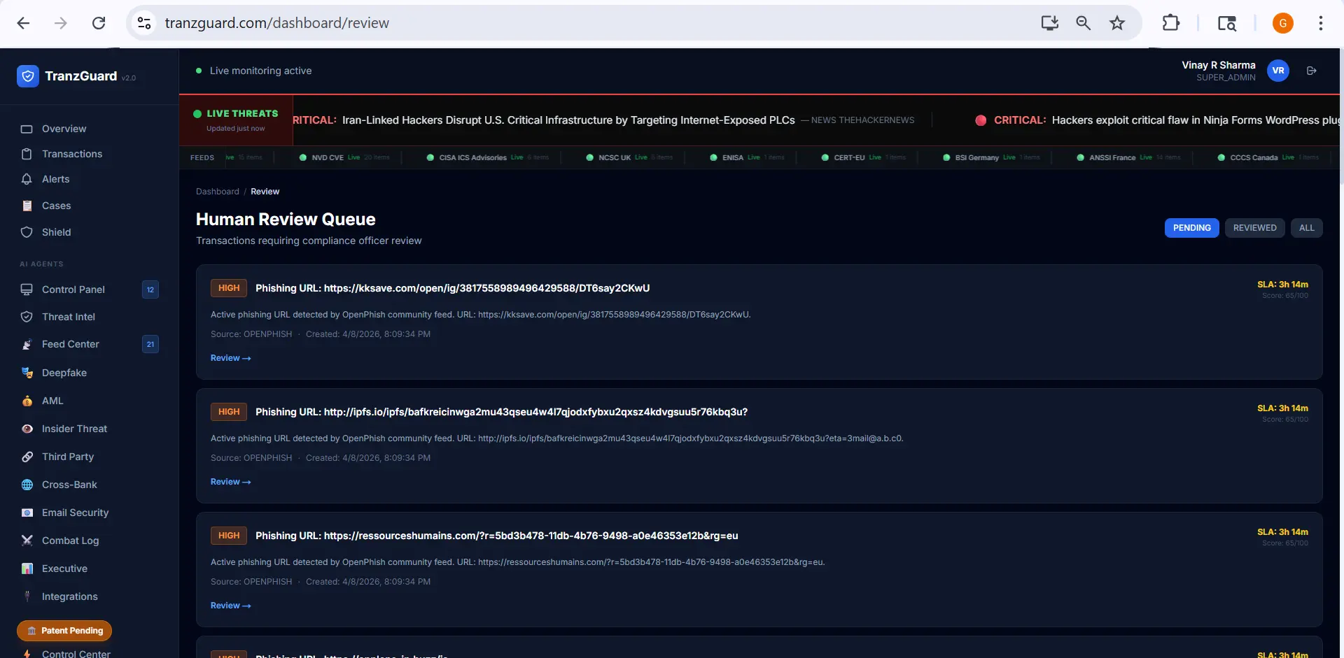Screenshot 2 of TranzGuard Shield