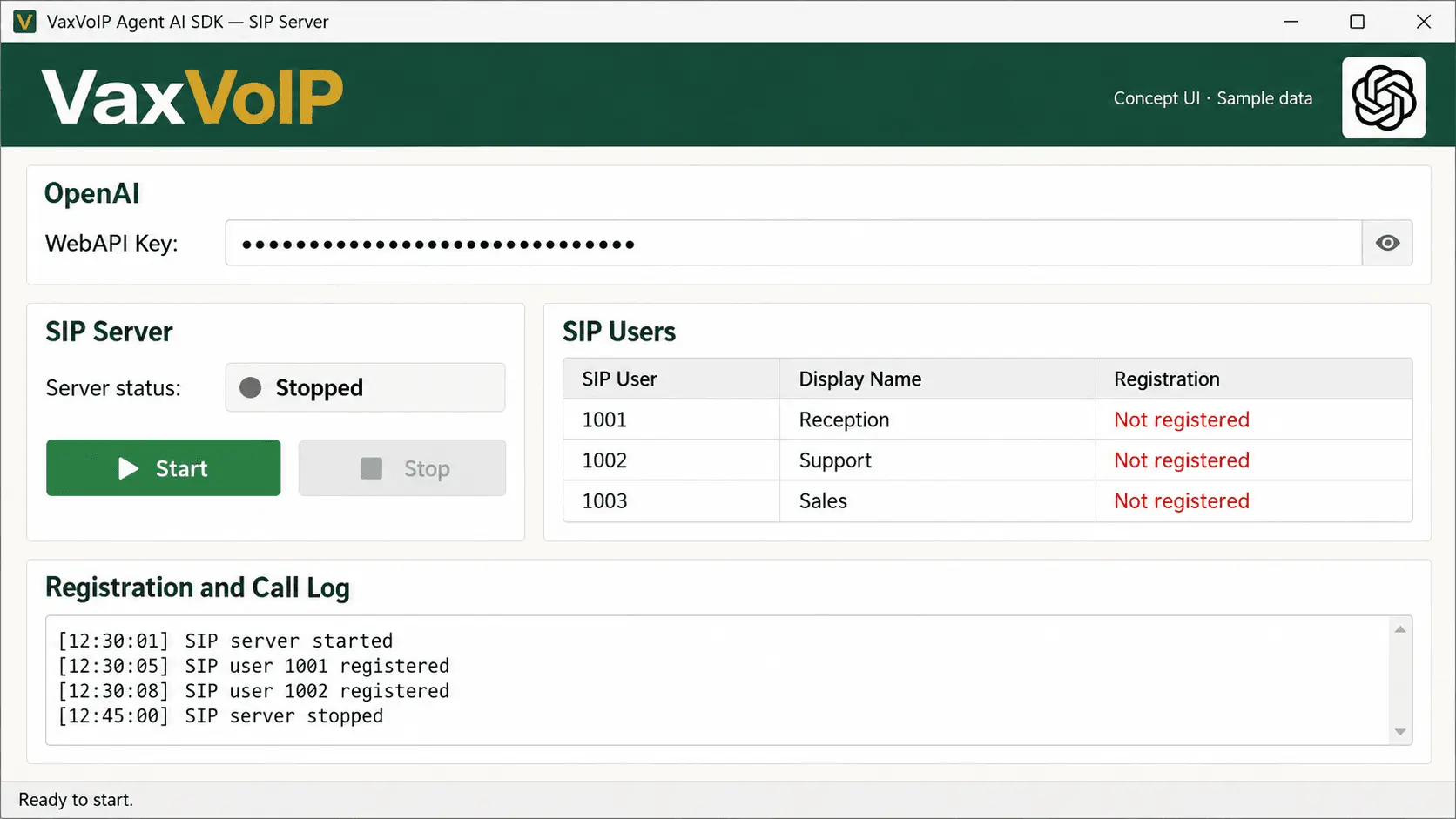 Screenshot 9 of VaxVoIP SIP AI Voice Agent SDK