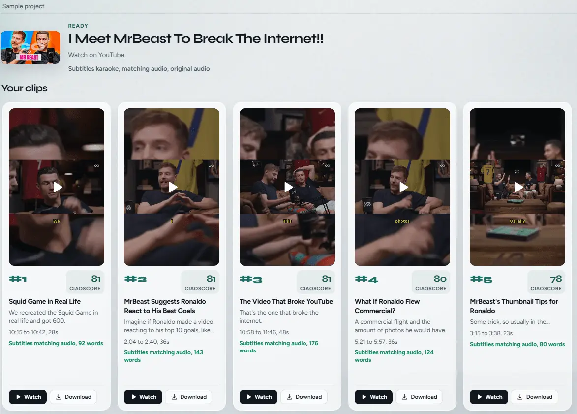 Screenshot 3 of CiaoShorts
