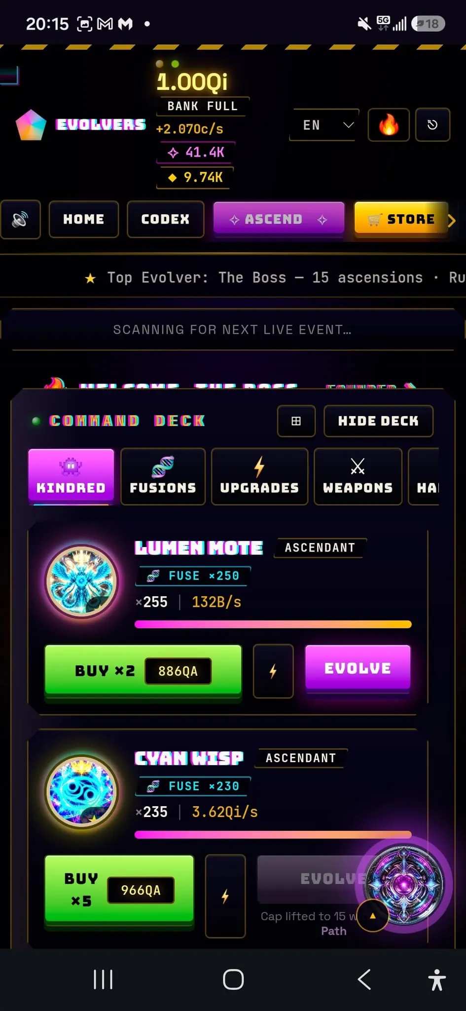 Screenshot 4 of Evolvers