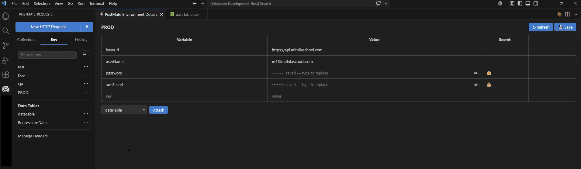 Screenshot 5 of Postmate Client