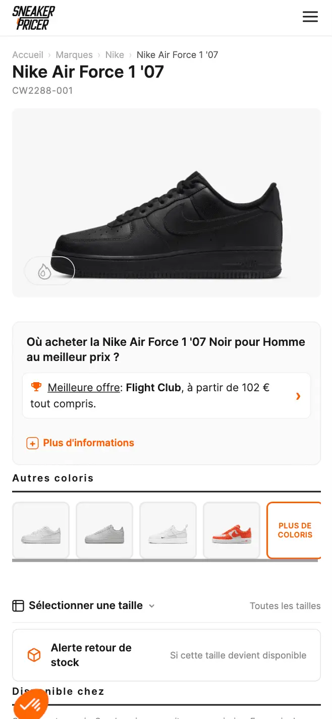 Screenshot 2 of Sneakerpricer