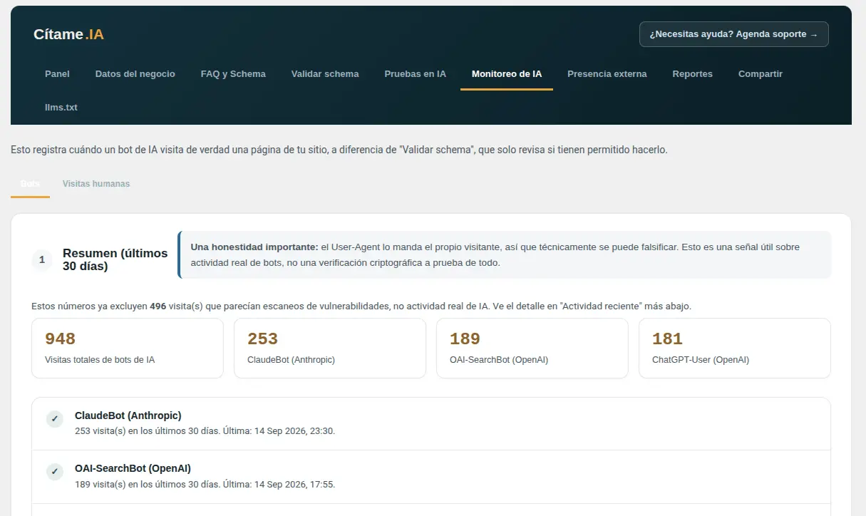 Screenshot 4 of CítameIA