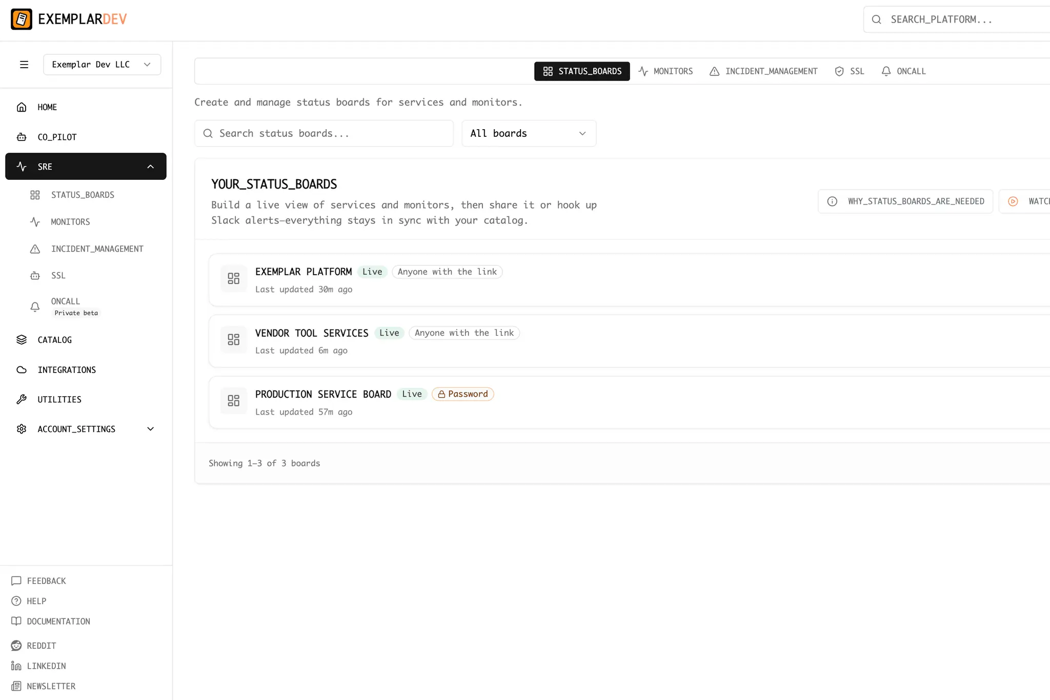 Screenshot 3 of Exemplar