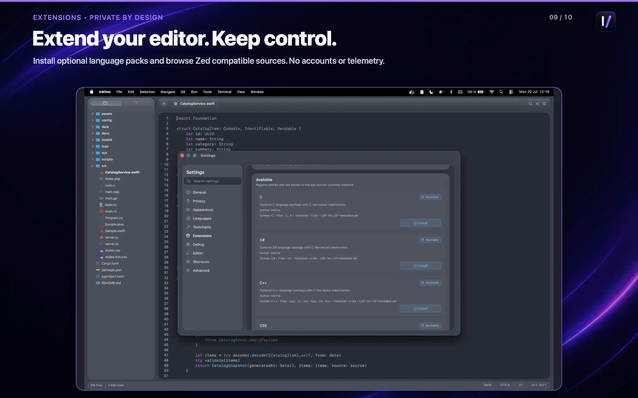 Screenshot 9 of Inkline Text Editor