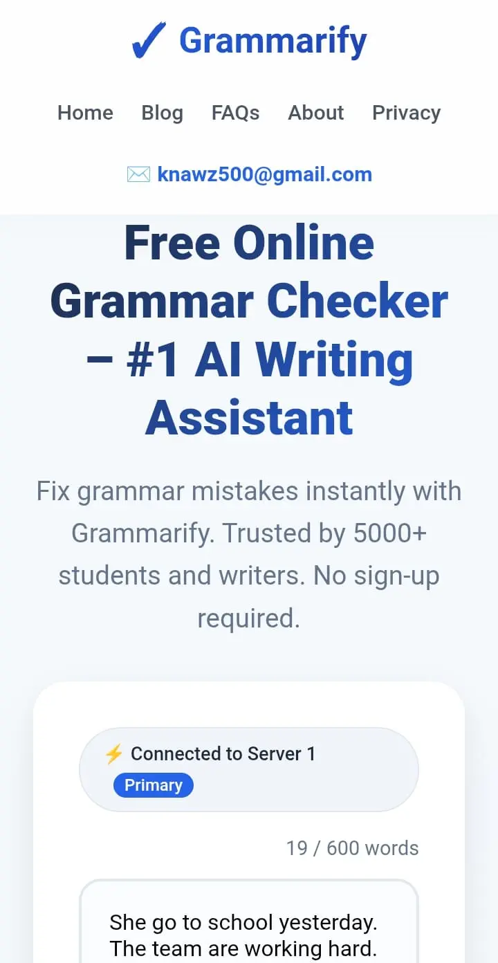 Screenshot 3 of Grammarify
