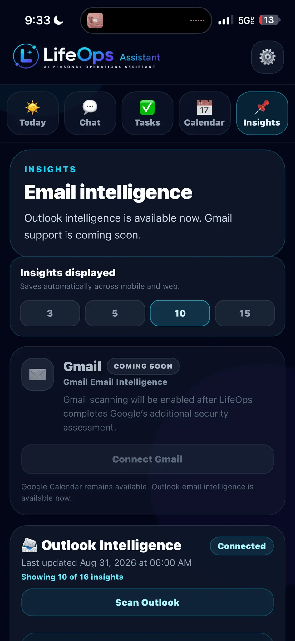 Screenshot 8 of LifeOps Assistant