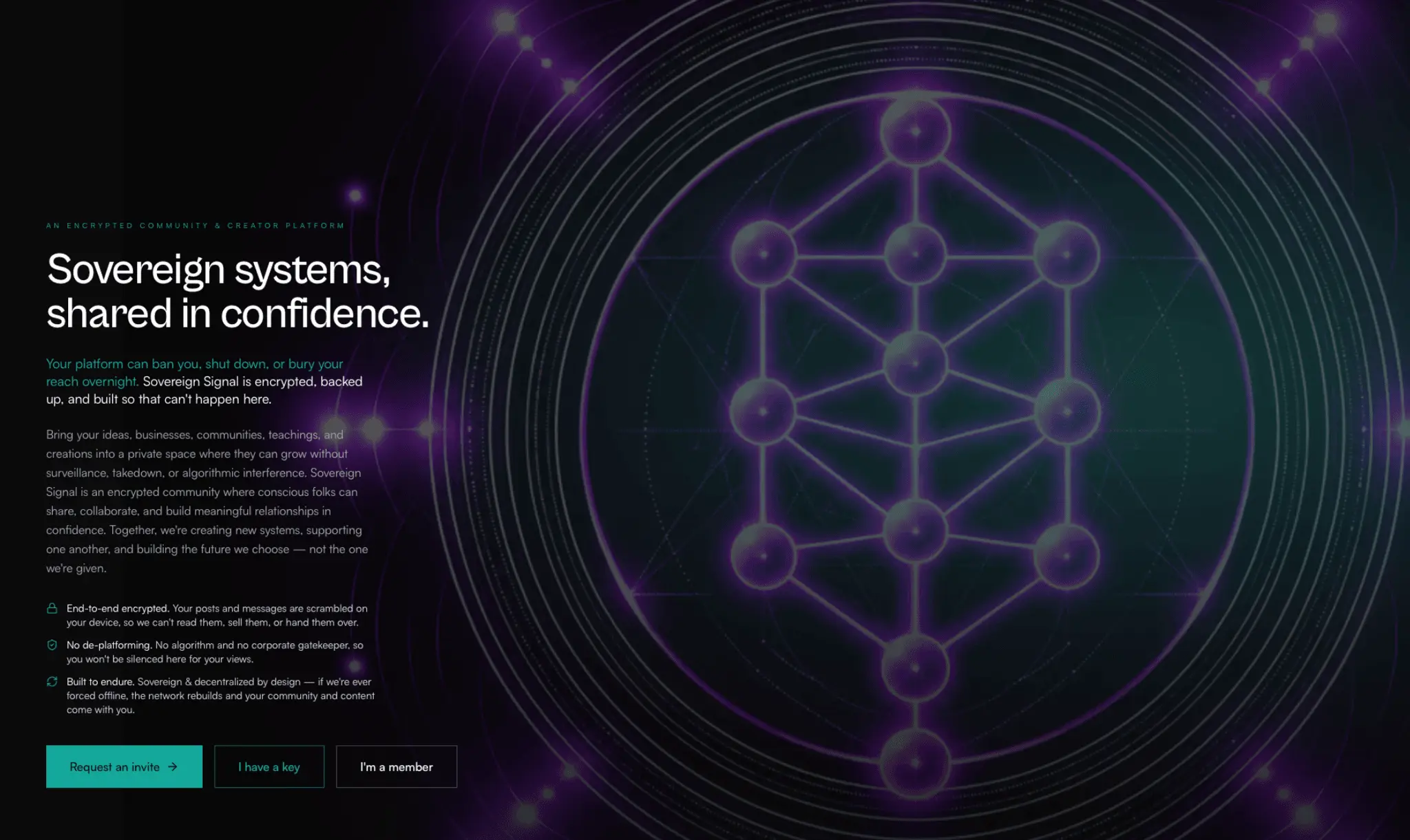 Screenshot 1 of Sovereign Signal
