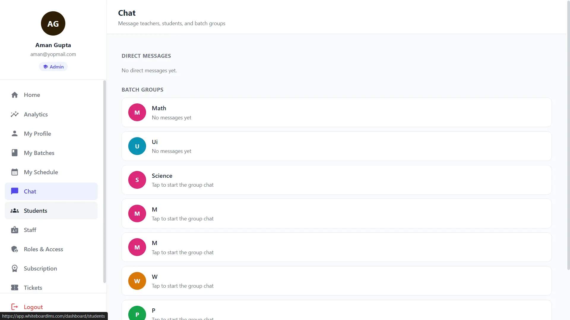 Screenshot 6 of WhiteboardLMS