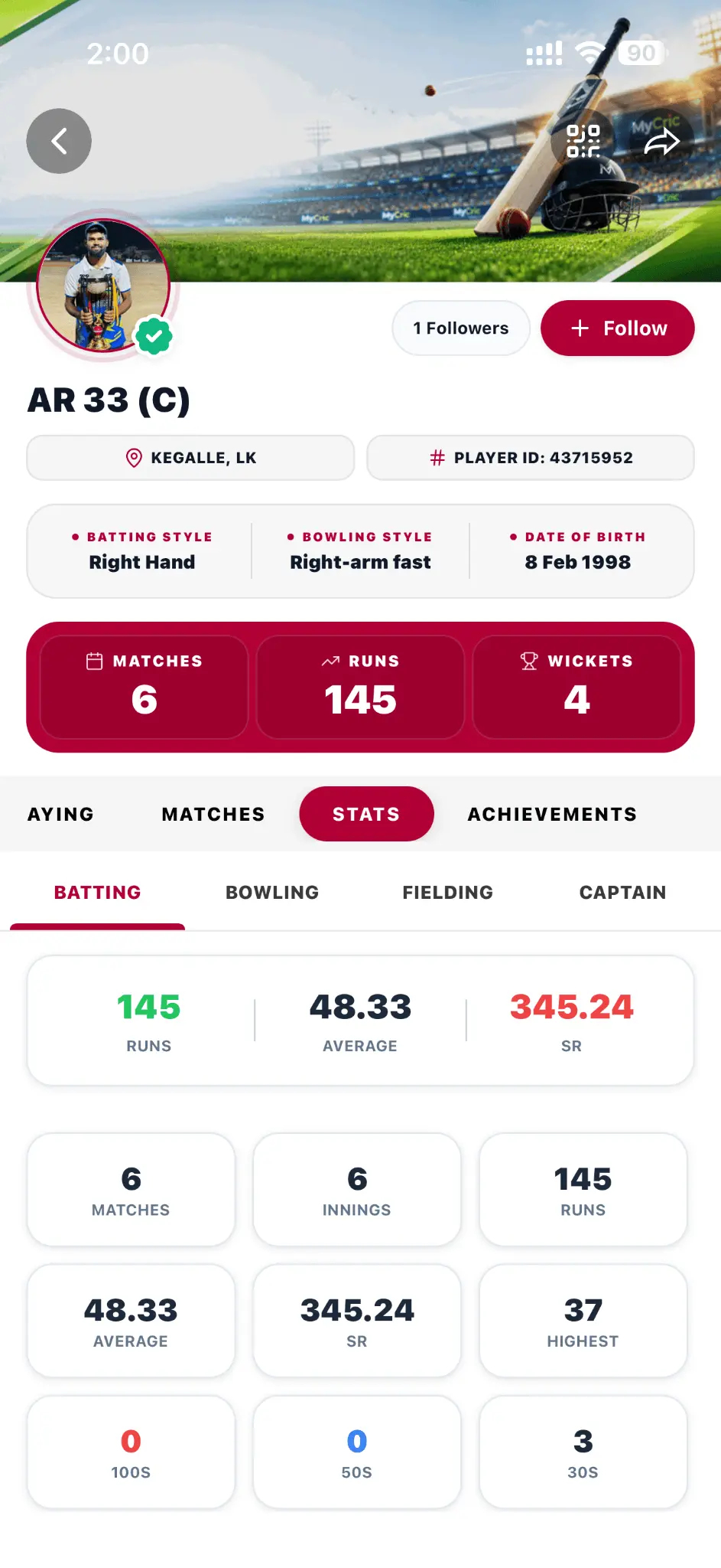 Screenshot 9 of MyCric APP