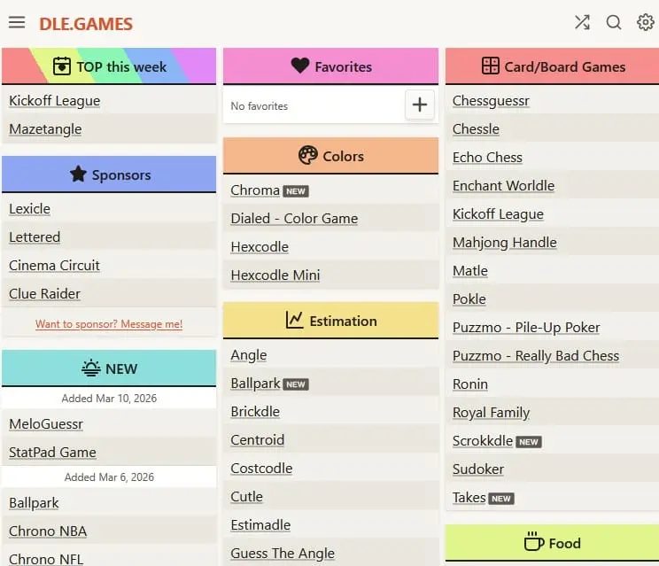 Screenshot 1 of DLE.Games