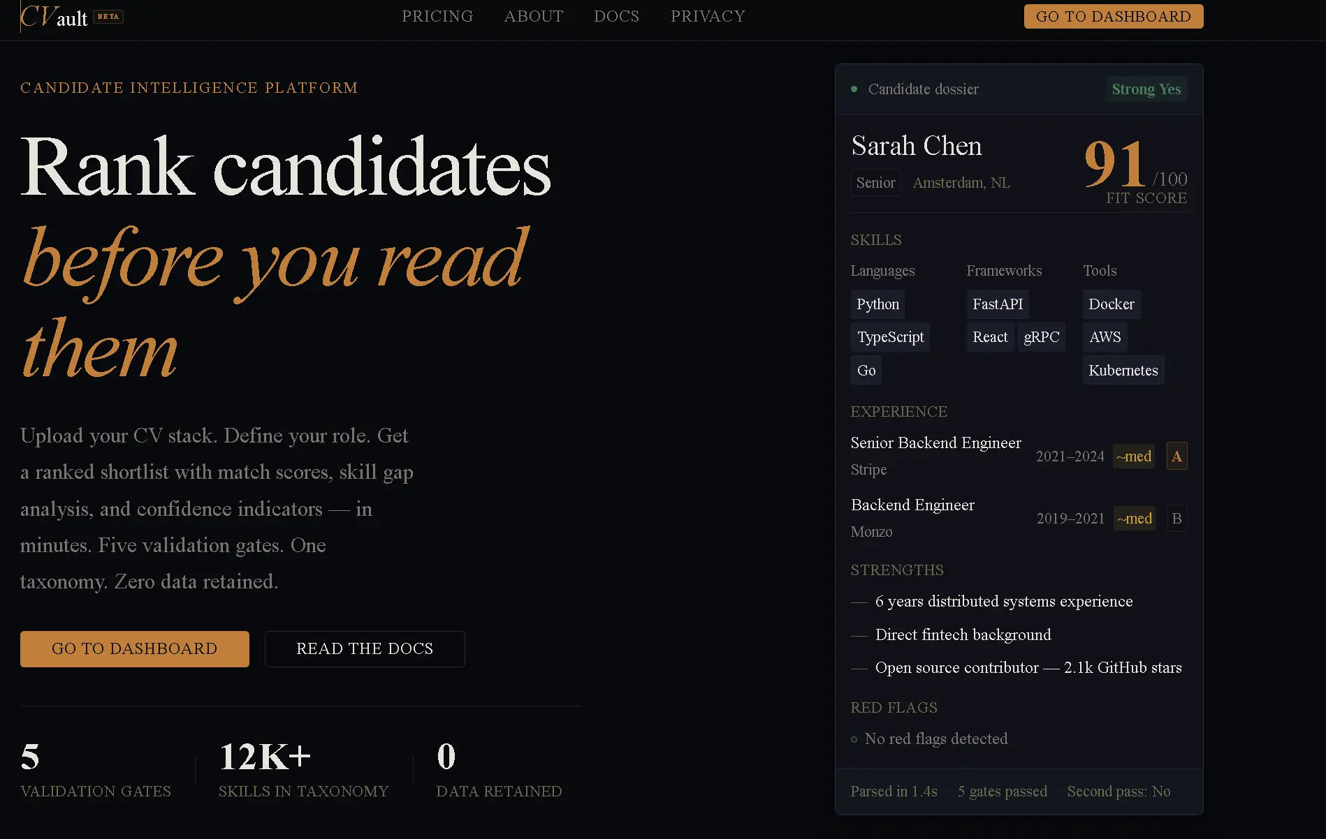 Screenshot 3 of CVault AI