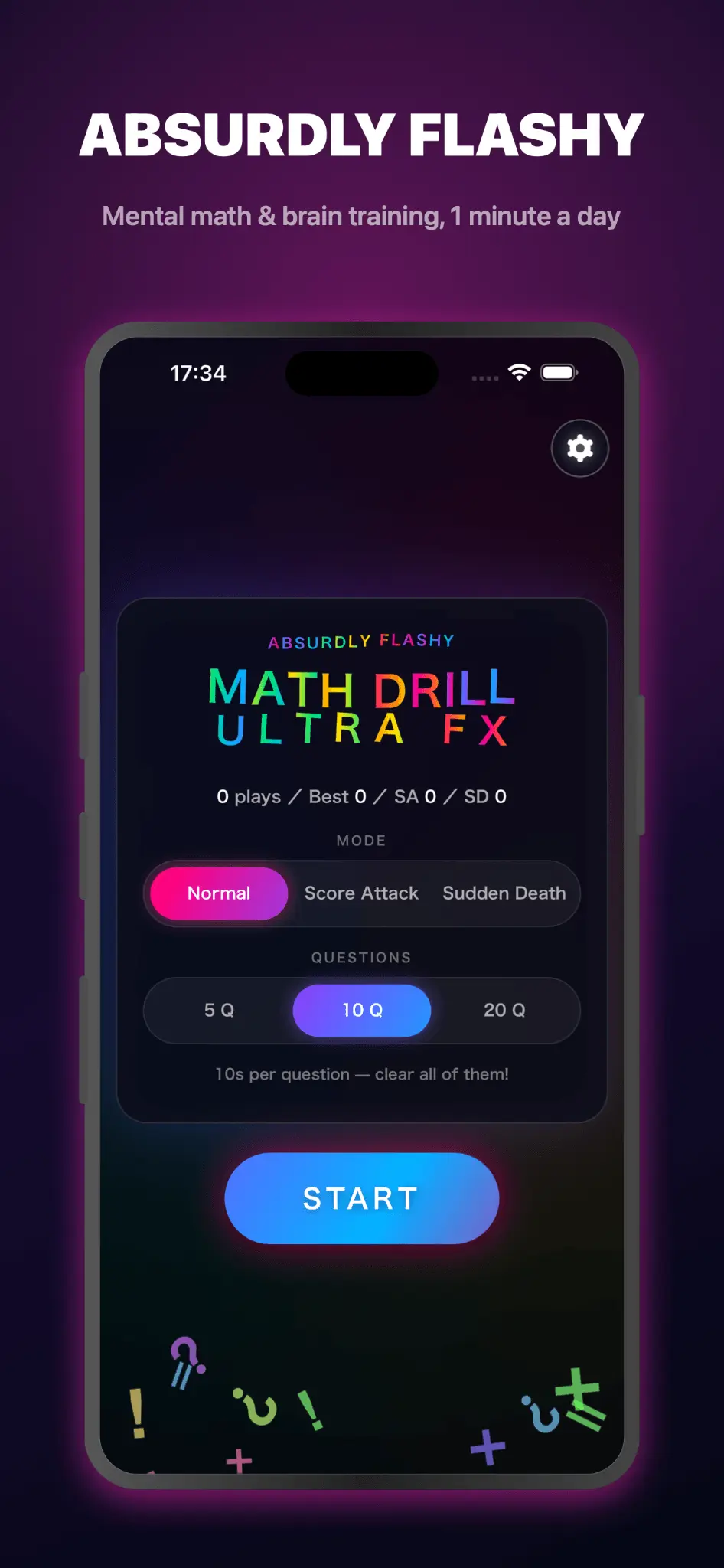 Screenshot 1 of Math Drill ULTRA FX