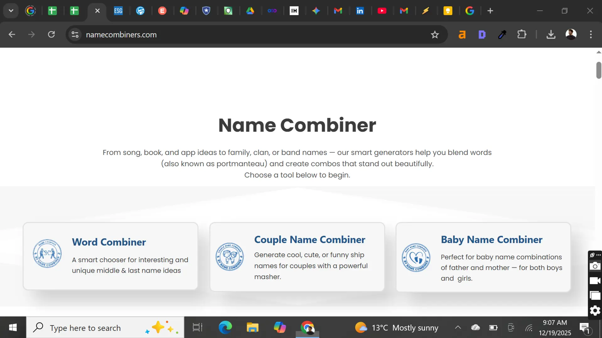 Screenshot 4 of Name Combiner