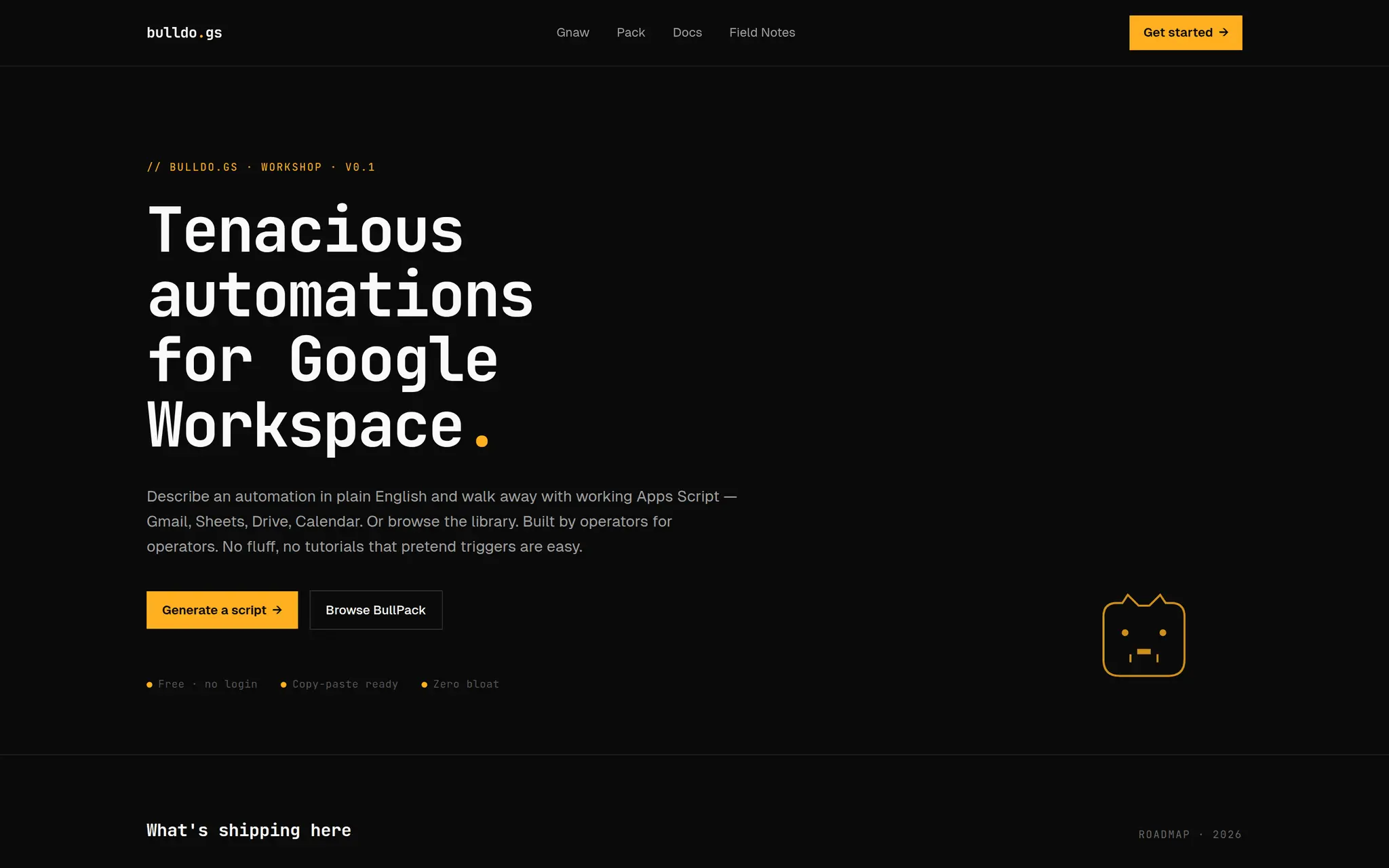 Screenshot 1 of bulldo.gs