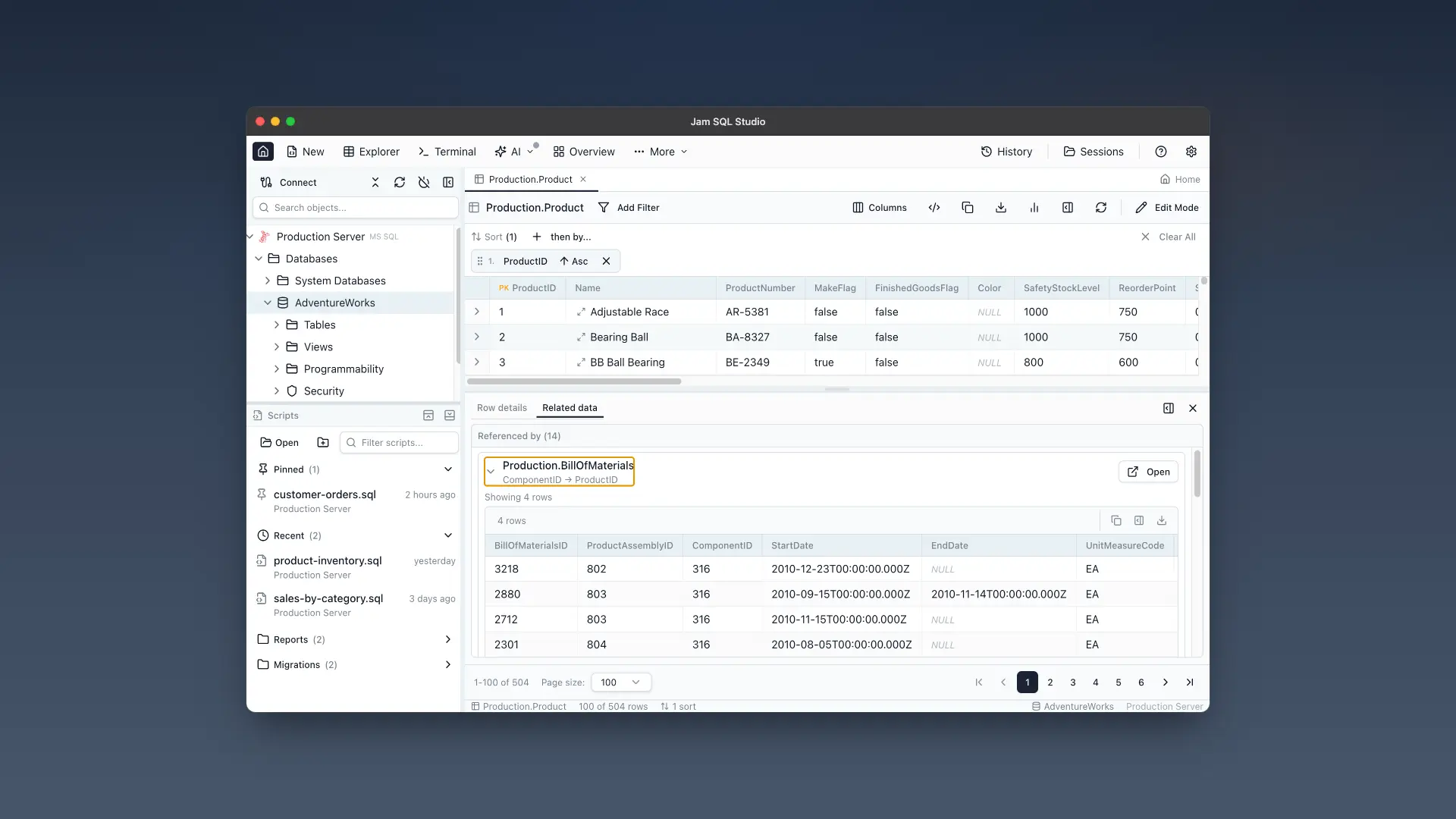 Screenshot 10 of Jam SQL Studio