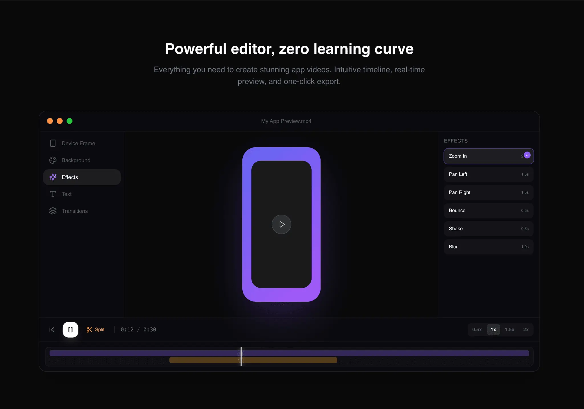Screenshot 1 of AppVideo