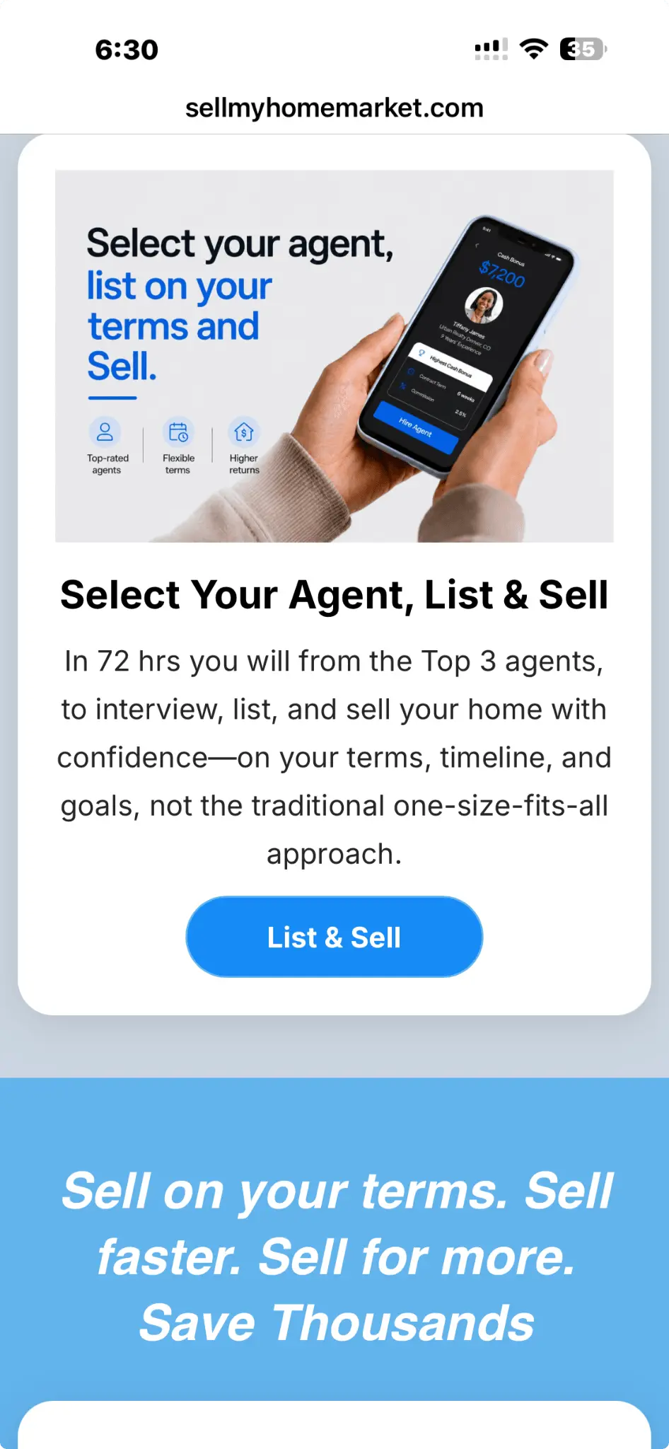 Screenshot 10 of Sell My Home Market