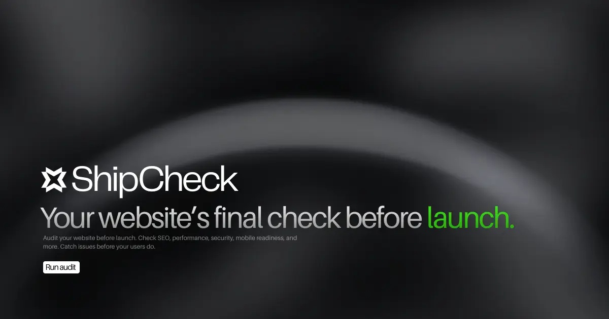 Screenshot 1 of Shipcheck