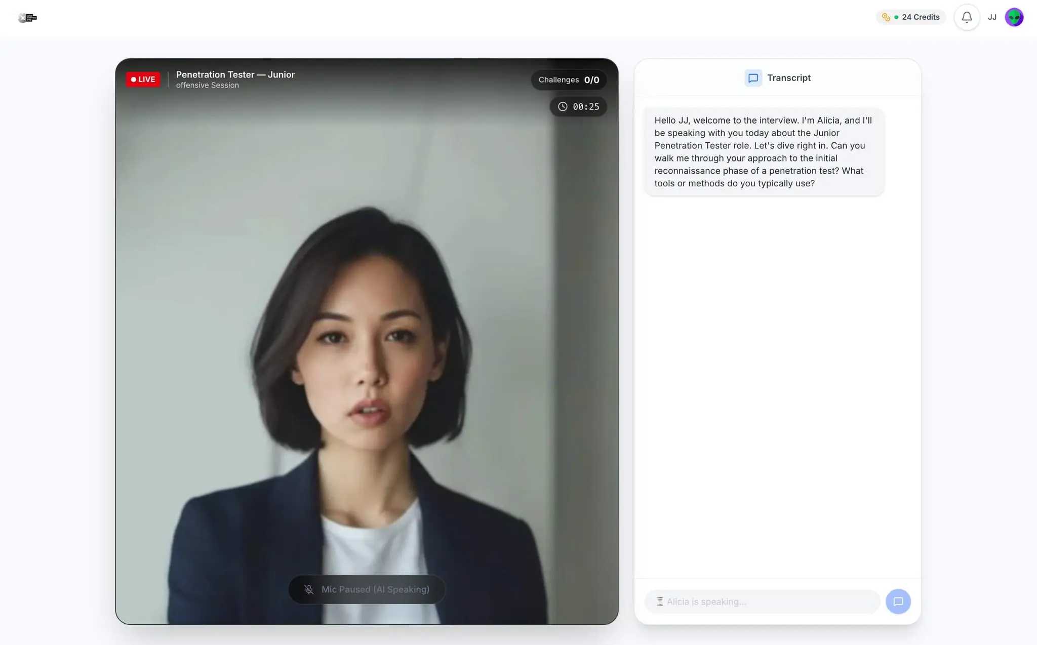 Screenshot 1 of CyberInterviewPrep.com