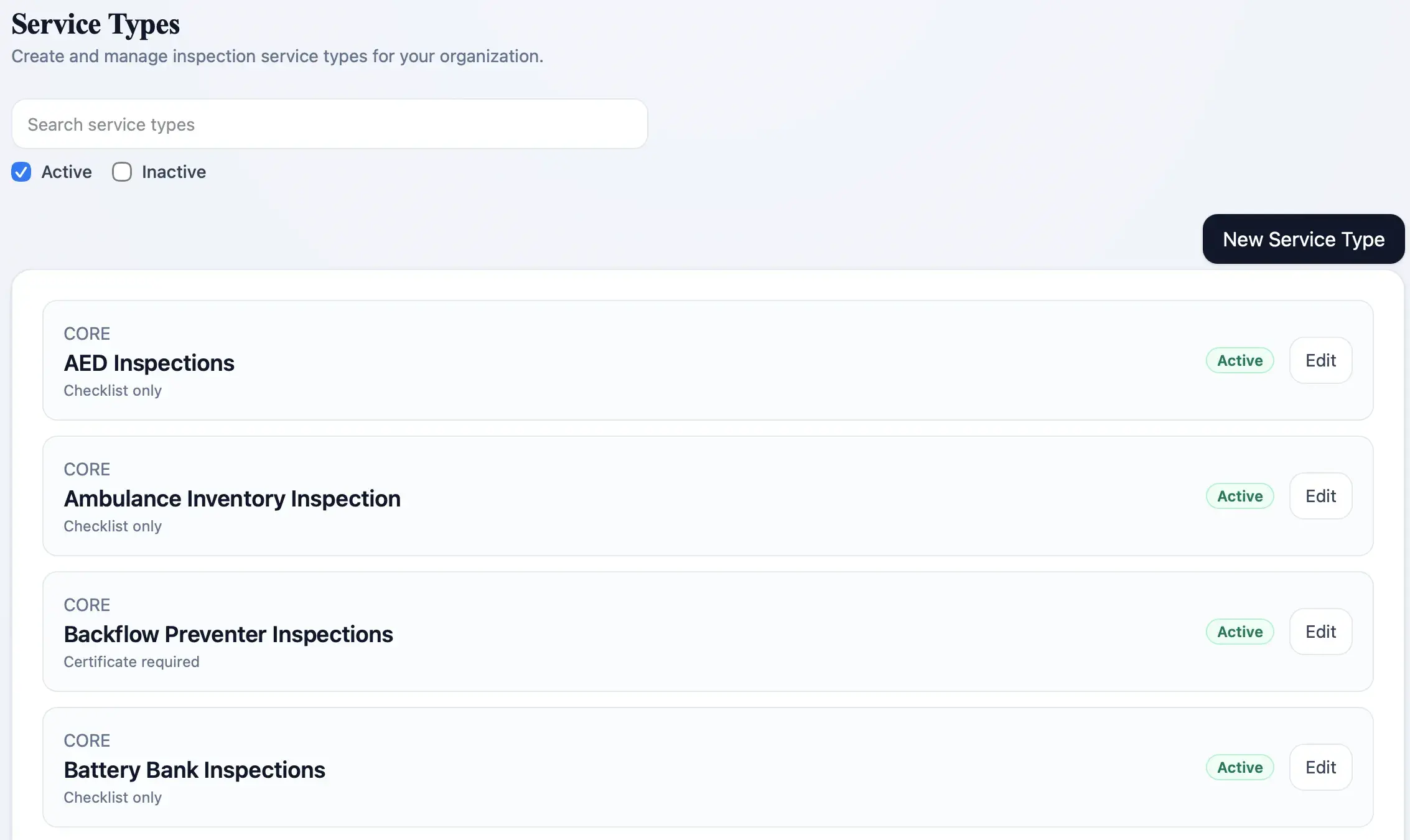 Screenshot 6 of Inspection Logging