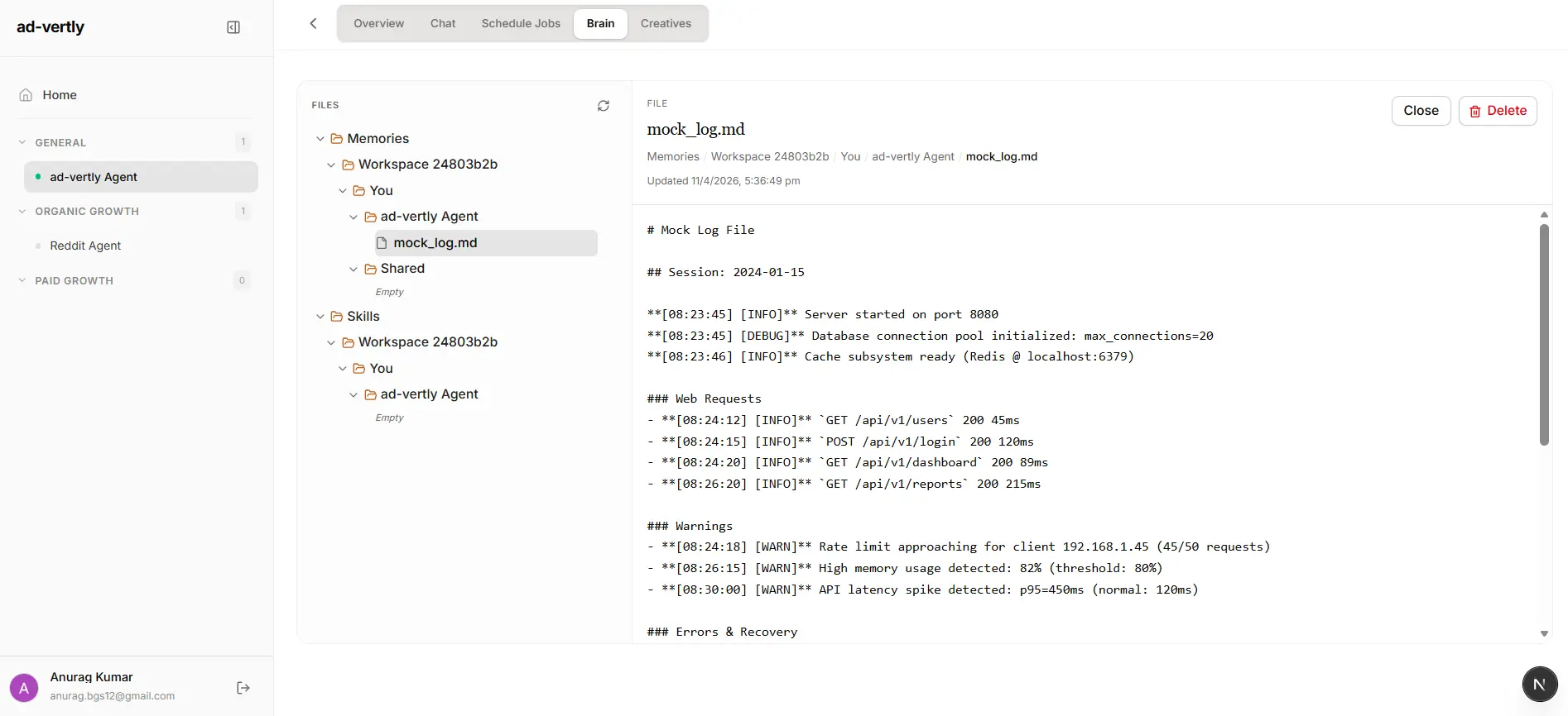 Screenshot 3 of ad-vertly