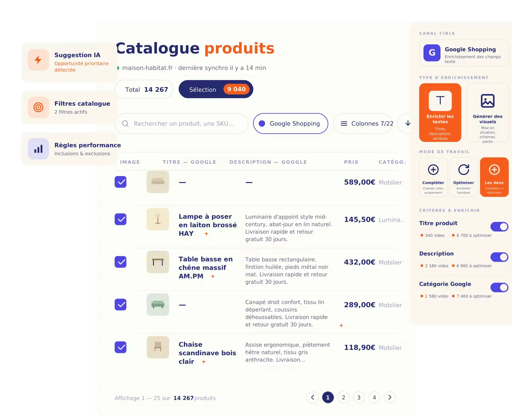 Screenshot 1 of Feed Intelligence by Steerfox