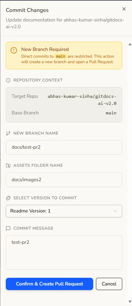 Screenshot 7 of Gitdocs AI