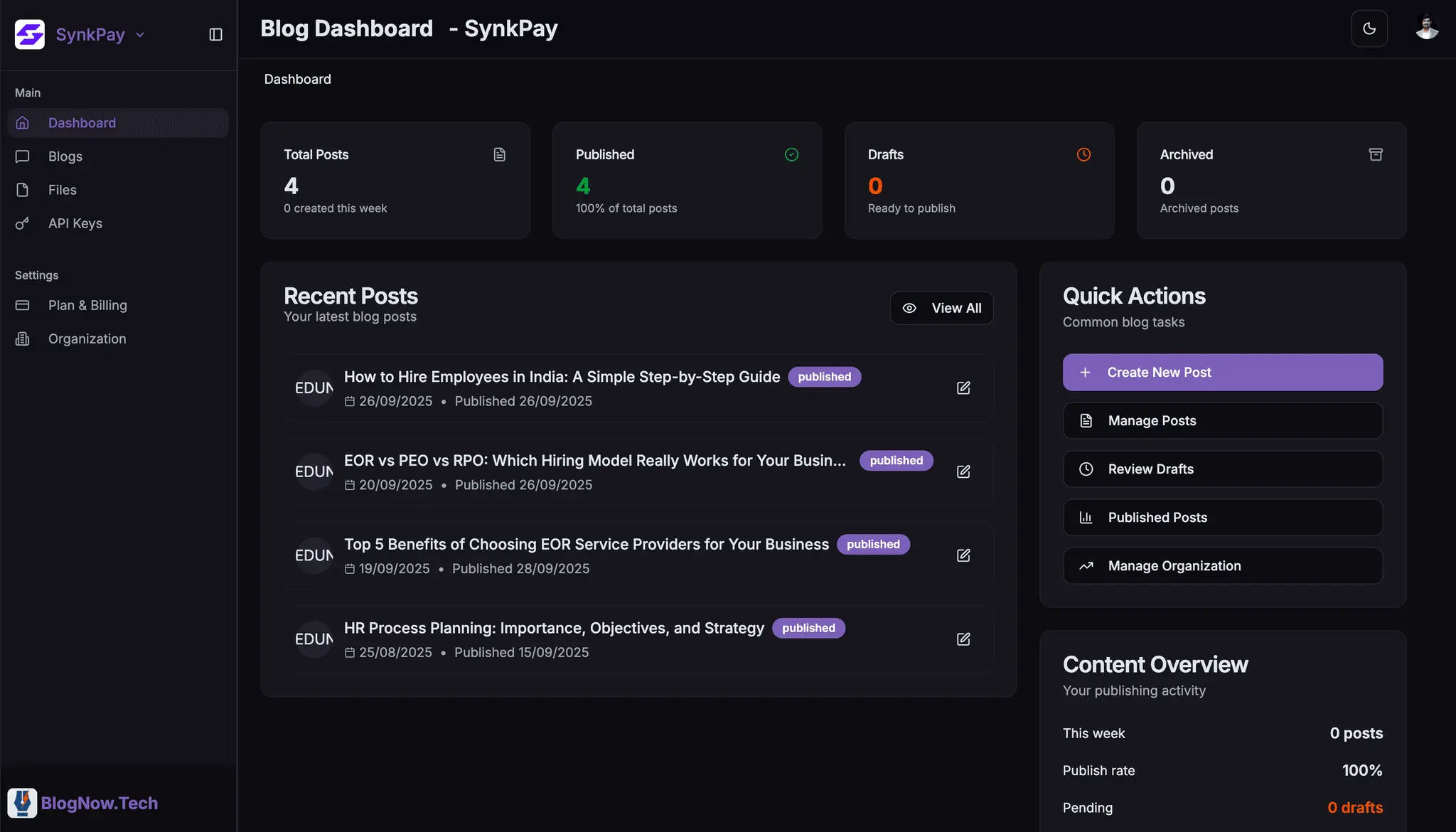 Screenshot 7 of BlogNow.Tech