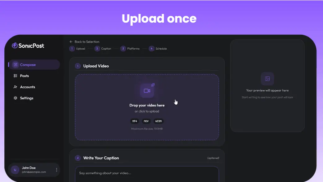 Screenshot 2 of SonicPost