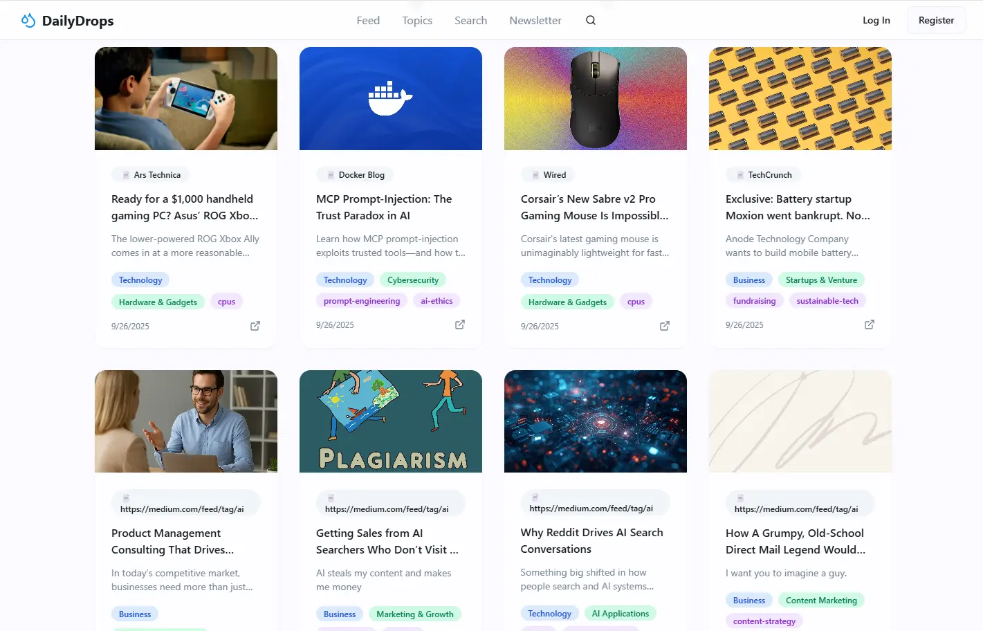 Screenshot 1 of DailyDrops