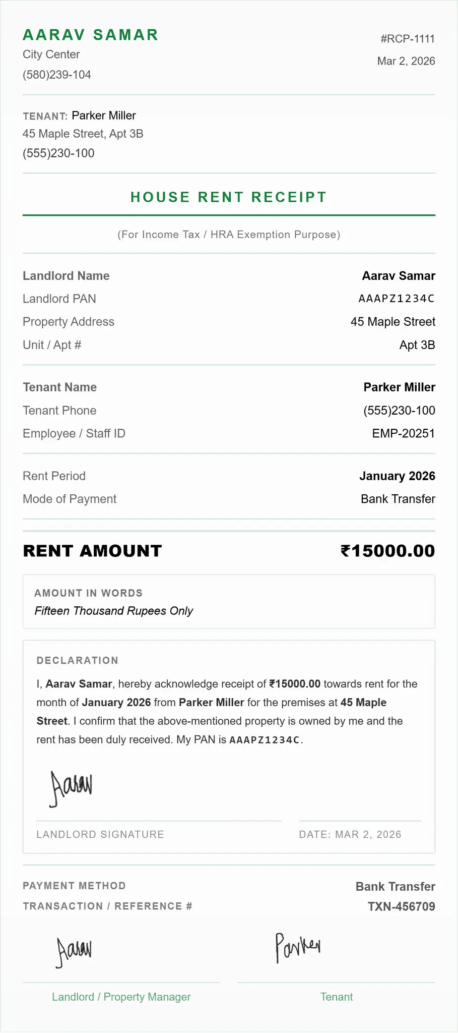 Screenshot 4 of Simple Receipt Maker