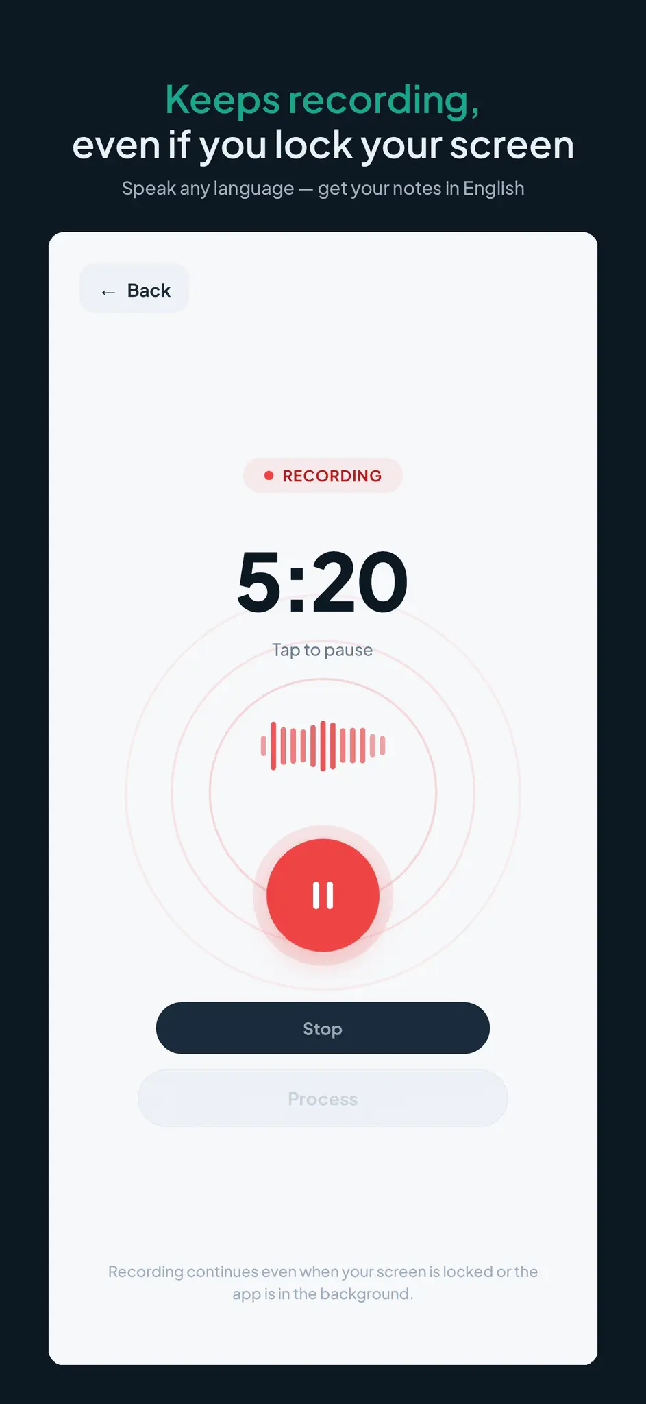 Screenshot 2 of MinutedAI