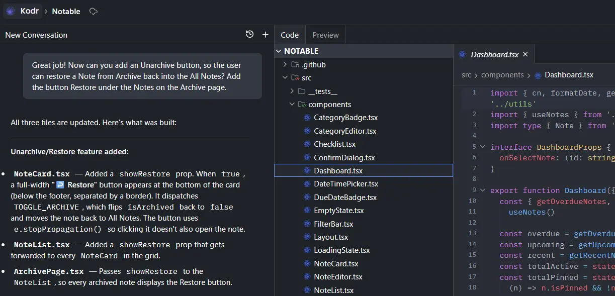 Screenshot 2 of Kodr