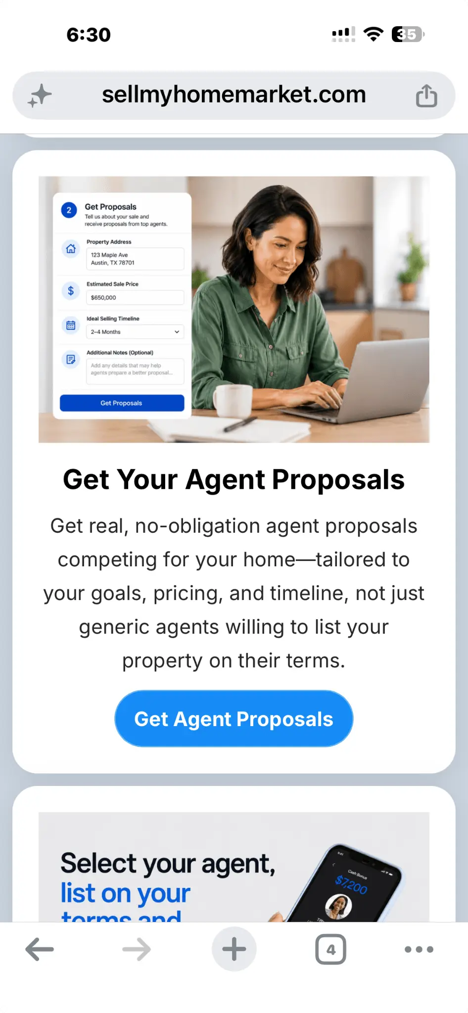 Screenshot 9 of Sell My Home Market