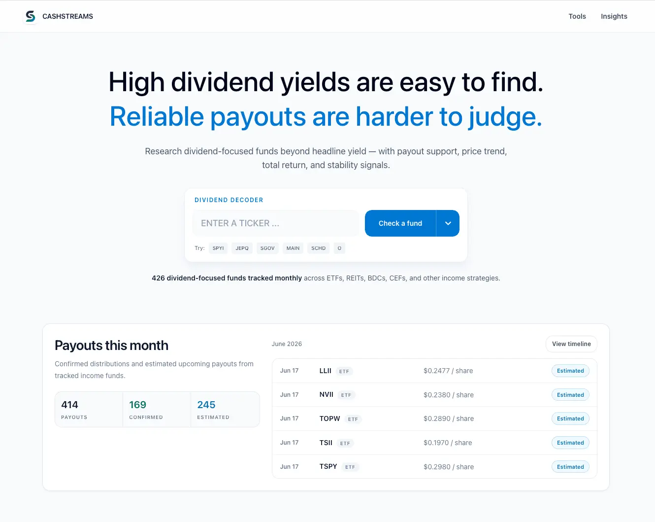 Screenshot 1 of CashStreams
