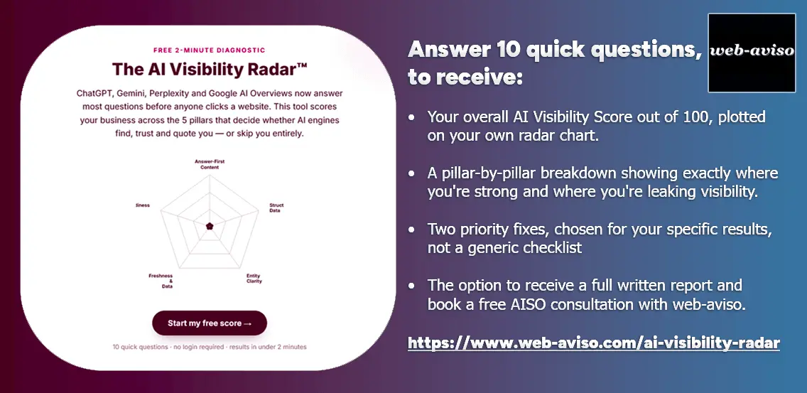 Screenshot 2 of AI Visibility Radar - web-aviso