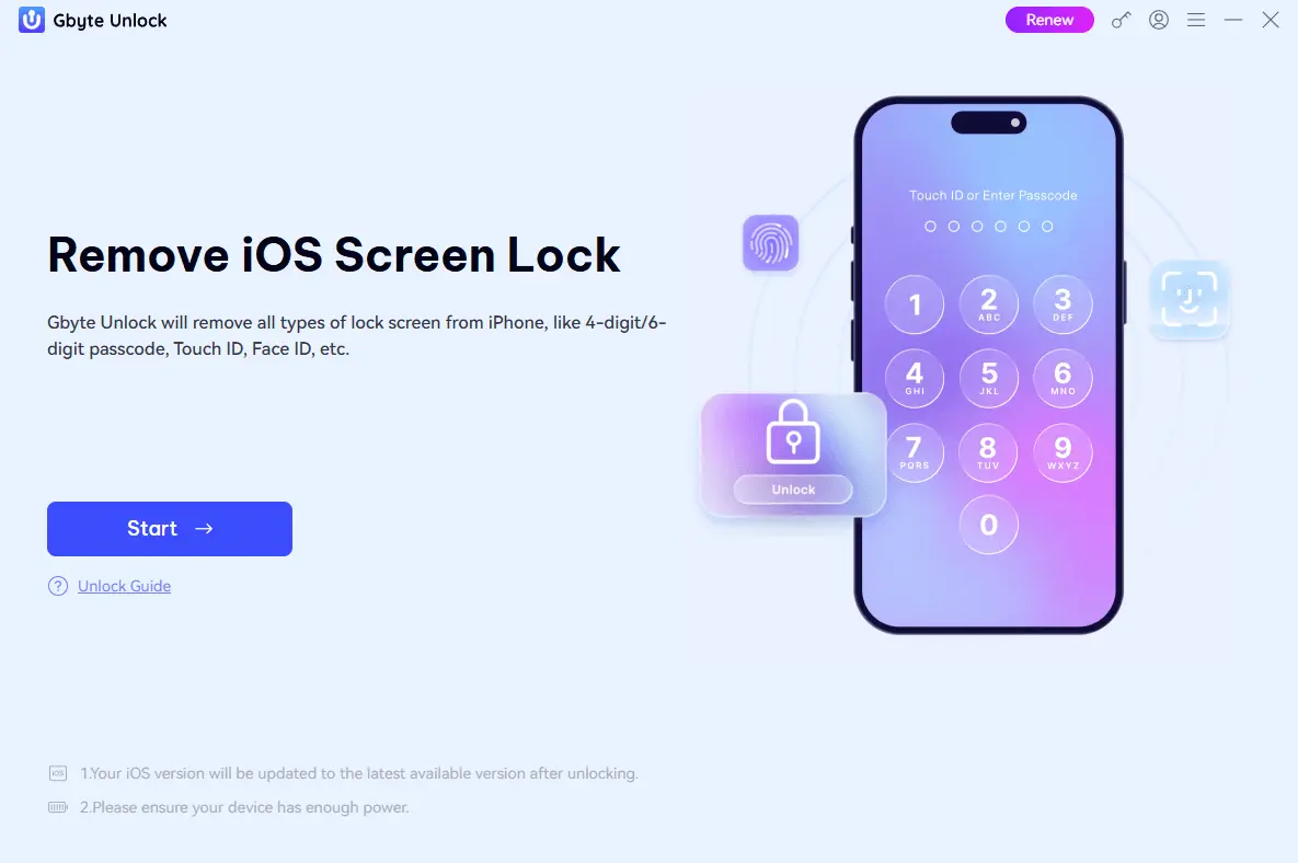 Screenshot 1 of Gbyte Unlock