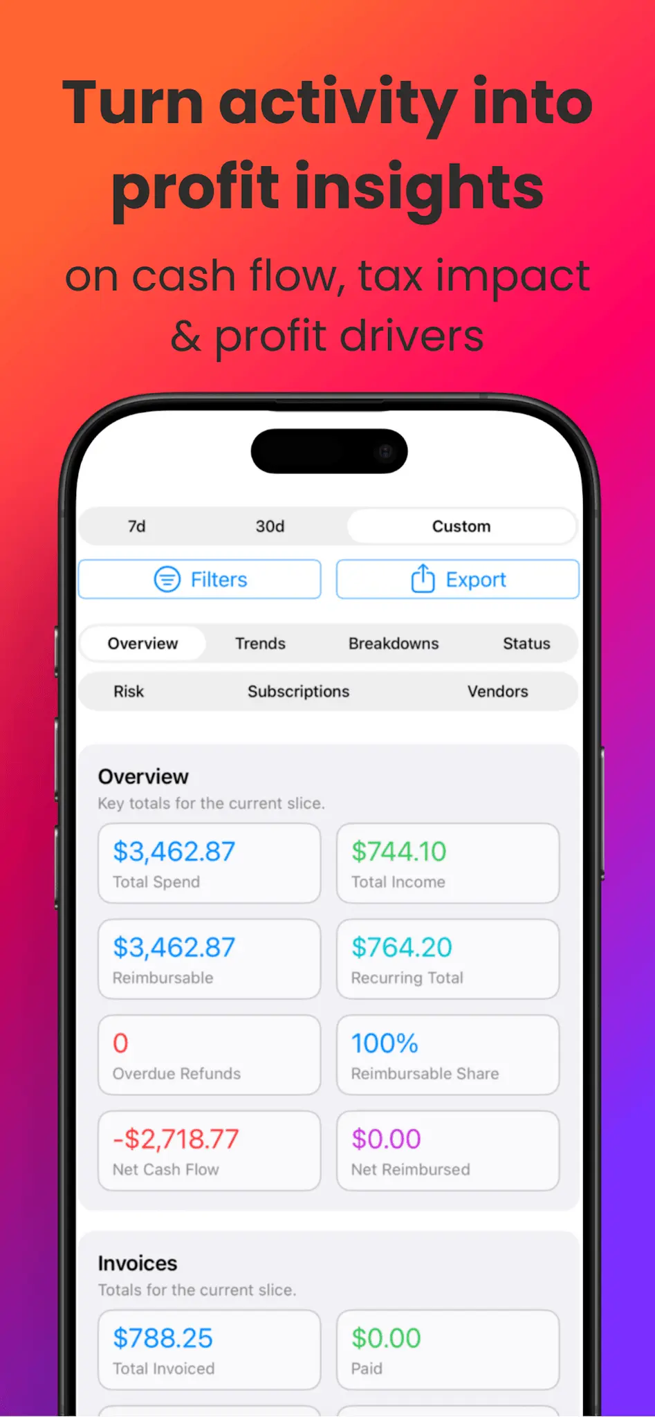 Screenshot 1 of BiteLedger