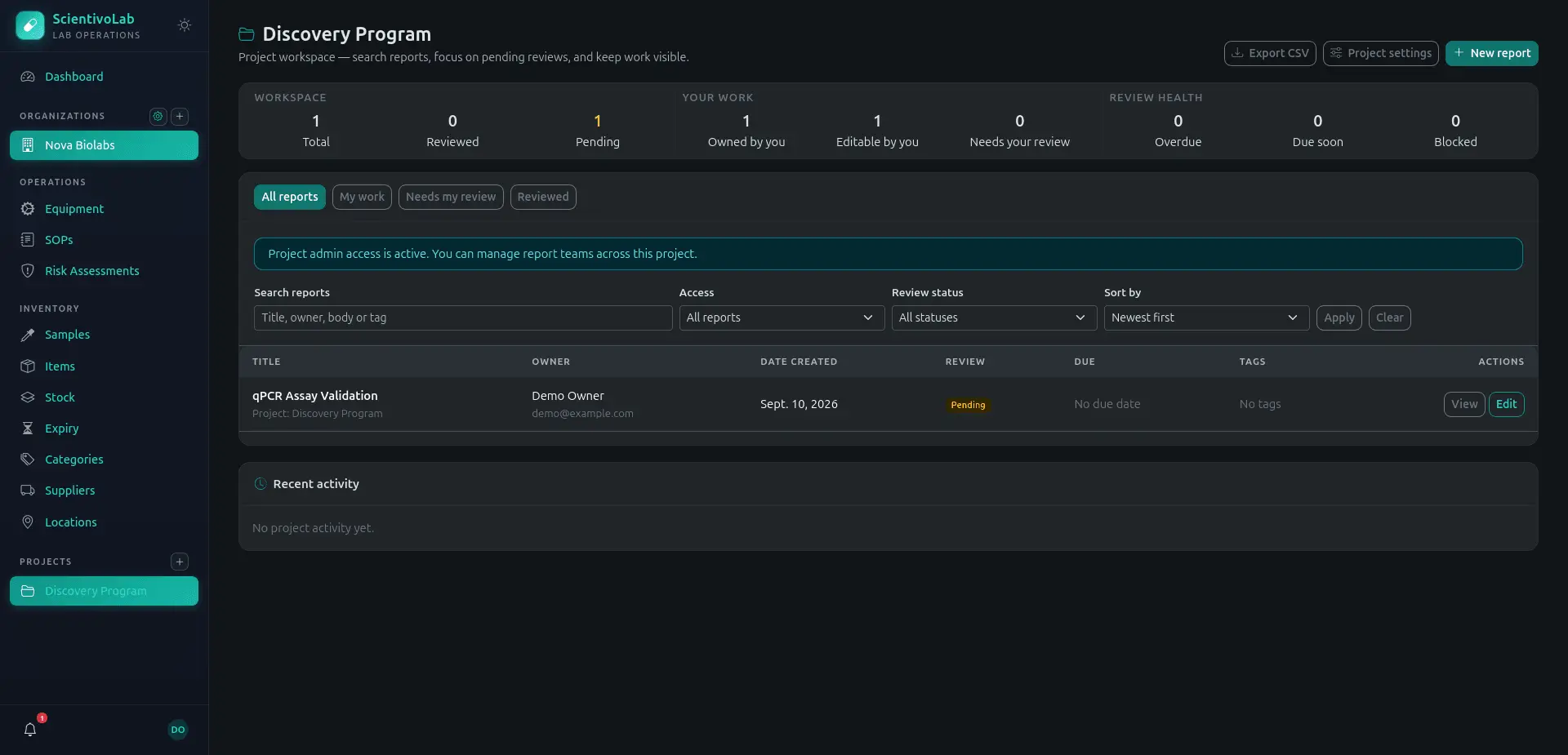 Screenshot 3 of ScientivoLab