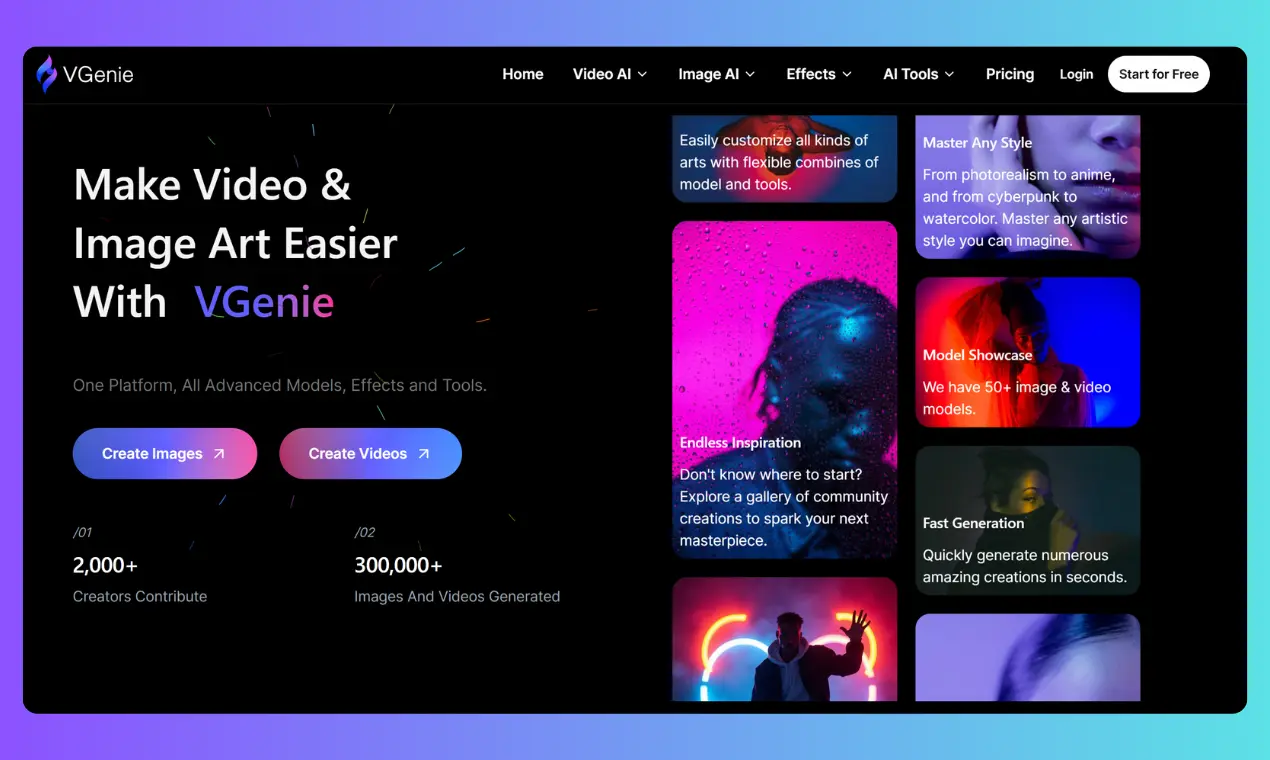 Screenshot 1 of VGenie