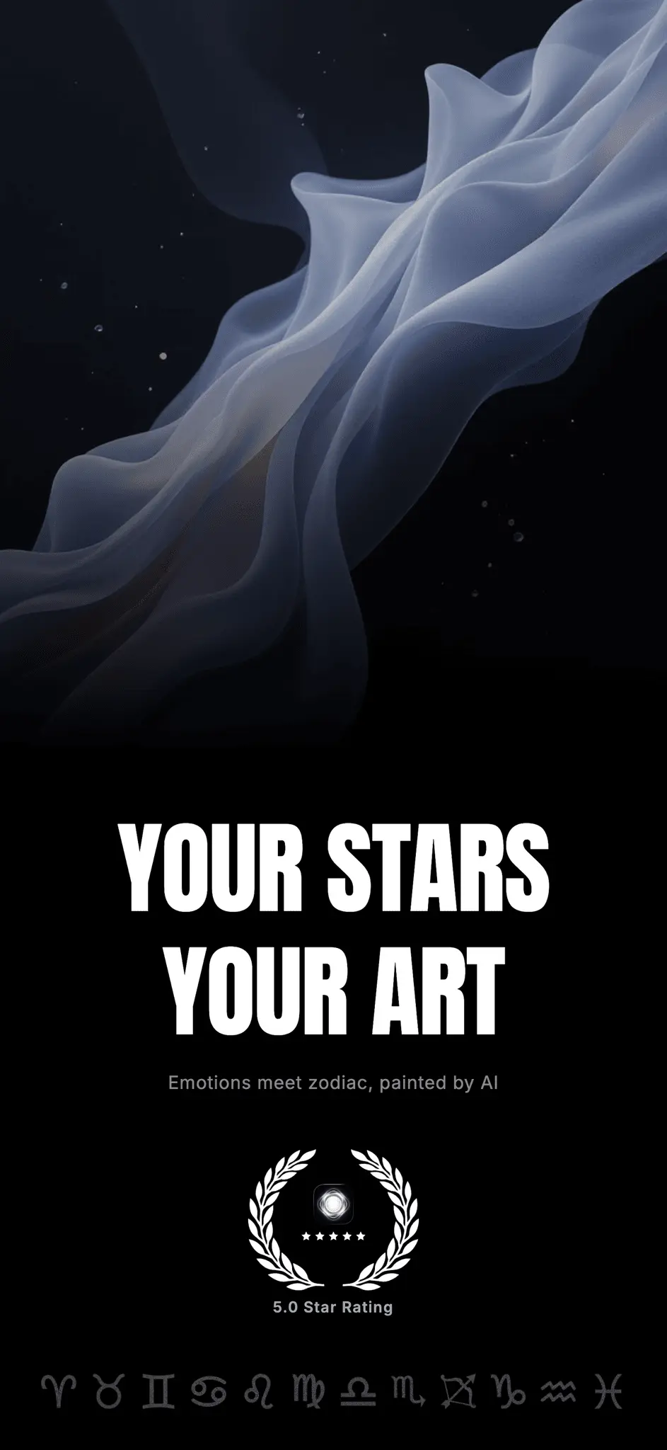Screenshot 1 of Aura AI: Mood Art Journal
