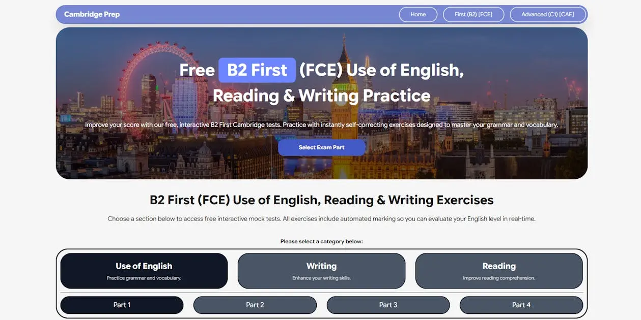 Screenshot 1 of Cambridge Prep