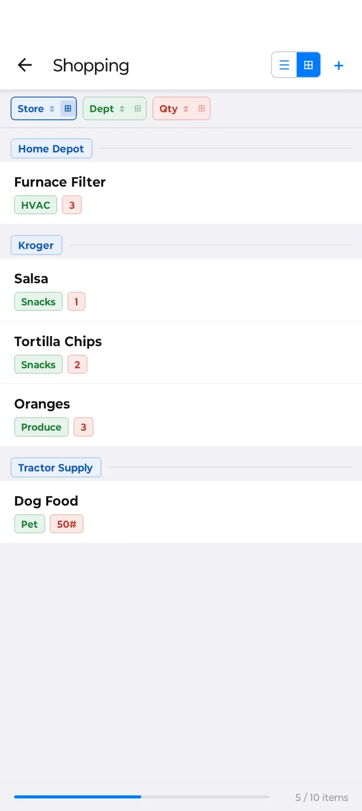 Screenshot 1 of bundlist