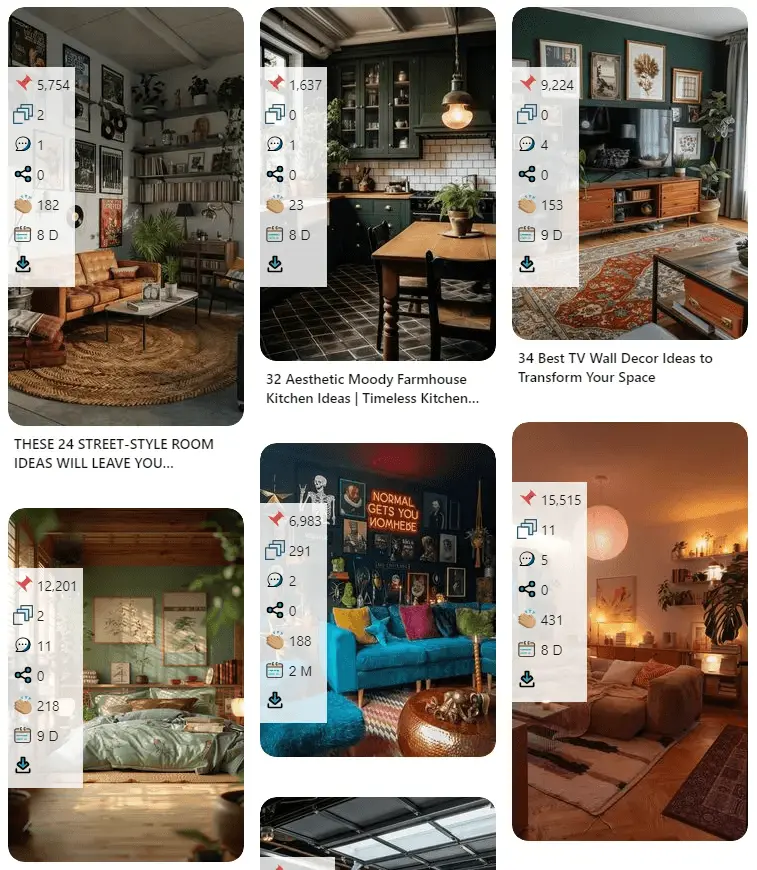 Screenshot 1 of Extension to sort Pinterest Pins